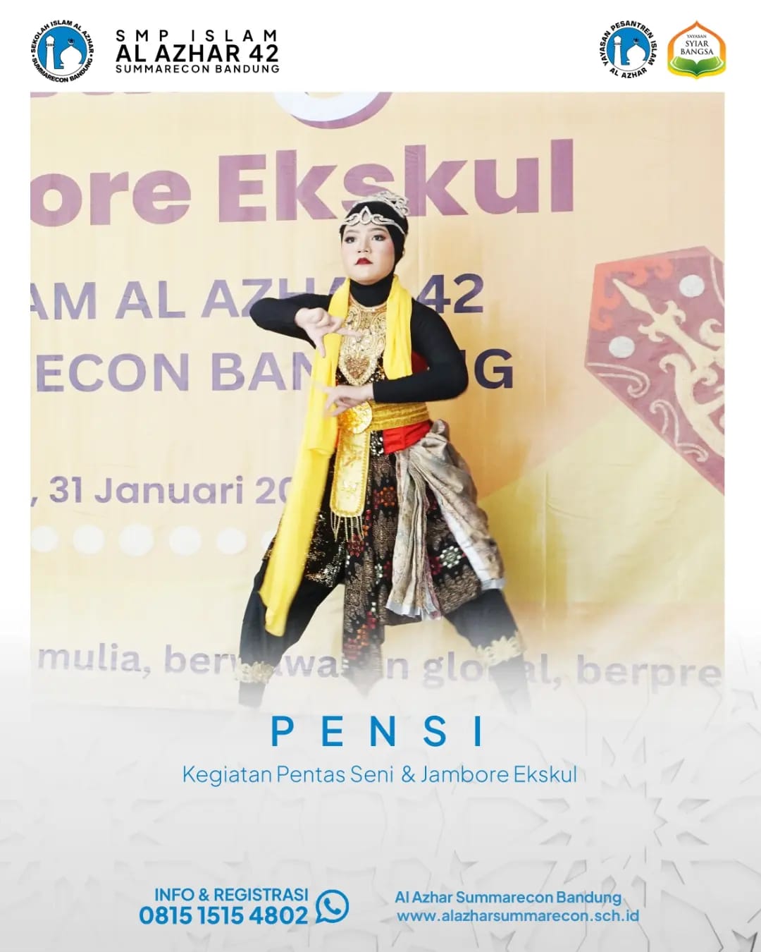 Pensi Kegiatan Pentas Seni & Jambore Ekskul